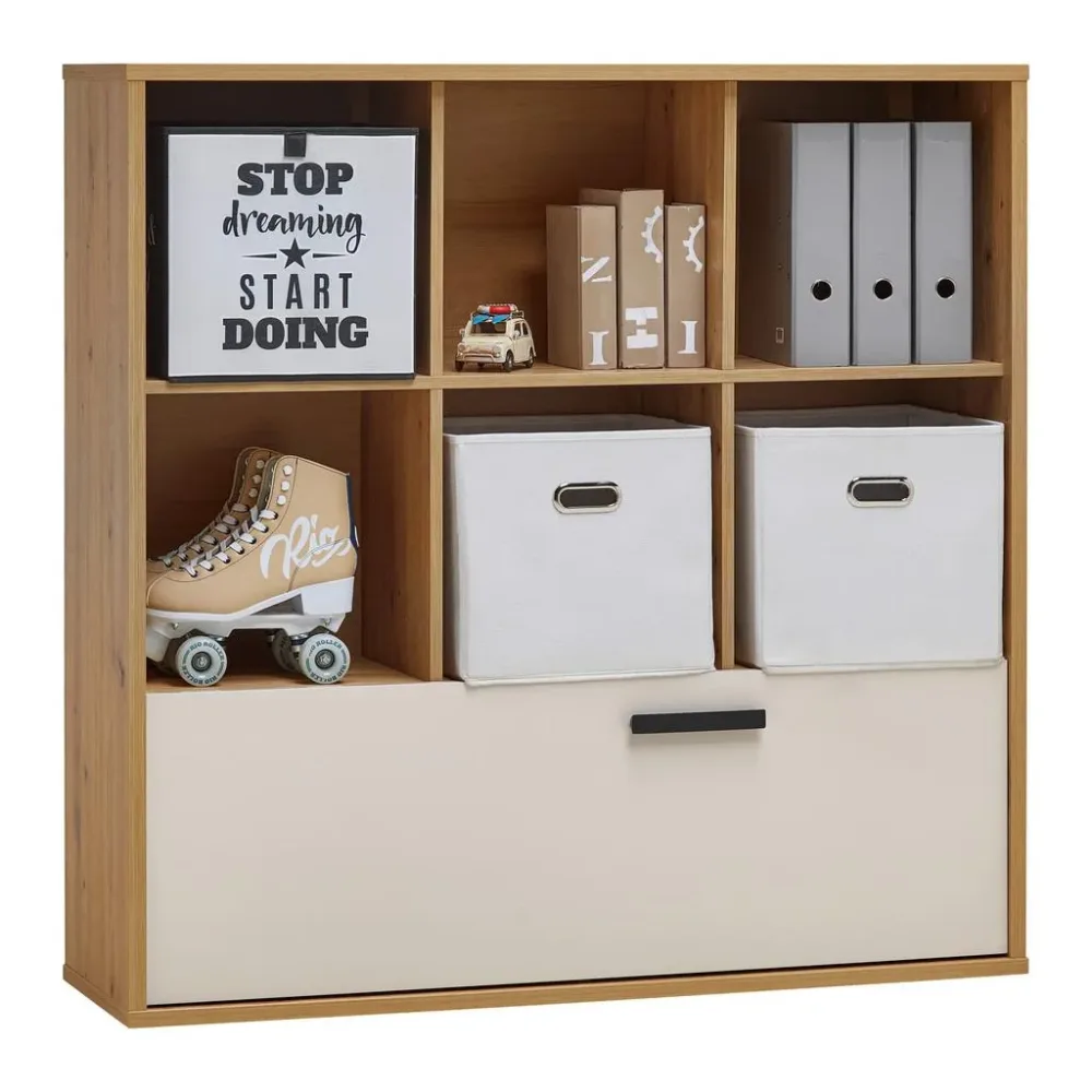 Regal Casa Mia Kaschmir/eiche Artisan 120/121/36 cm 