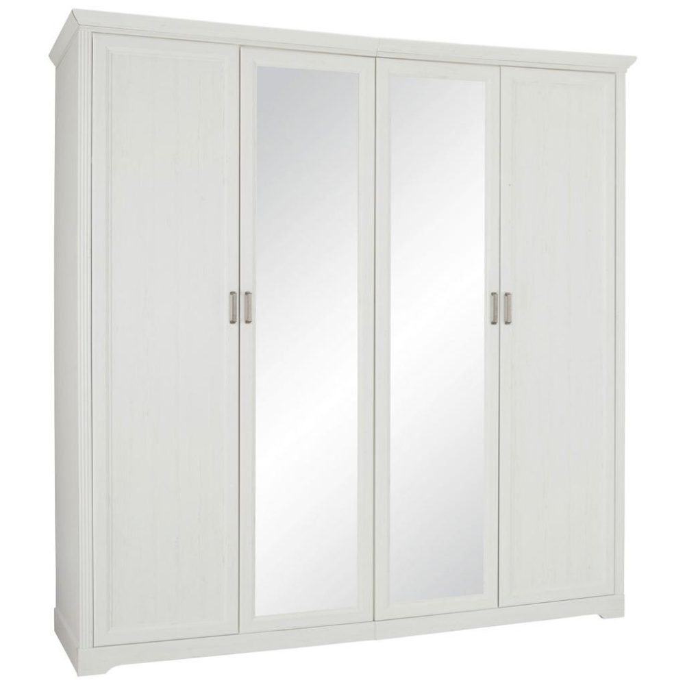Drehtürenschrank Marilou -Exklusiv- 213,9/220/63,6 cm Weiss 