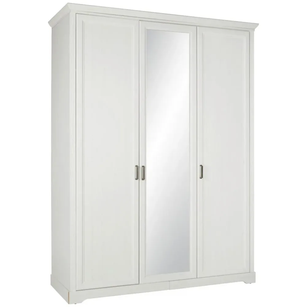 Drehtürenschrank Marilou -Exklusiv- 160/220/64 cm Weiss 