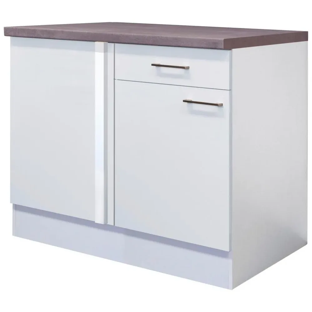 Eckunterschrank Weiss