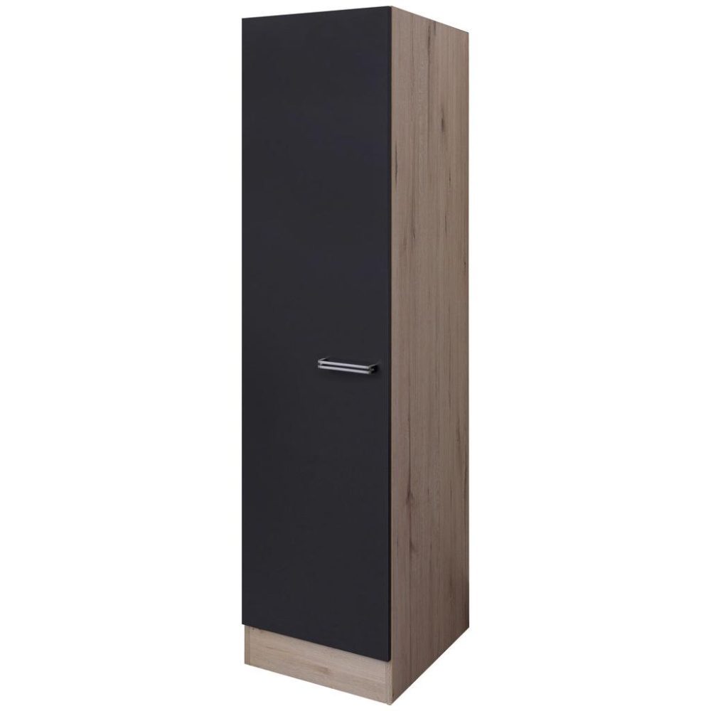 Geschirrschrank Anthrazit/eiche