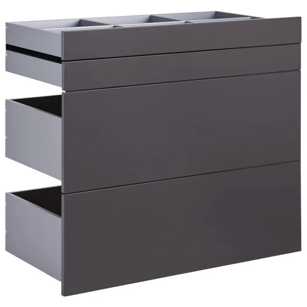 Schubladenset Unit In Anthrazit 