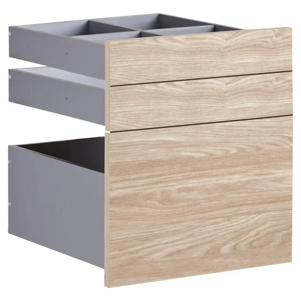 Schubladenset Unit In Eichefarben 