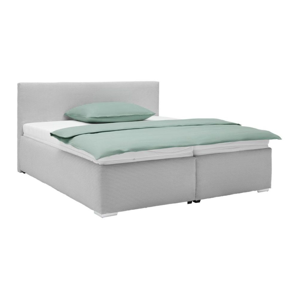 Polsterbett Lesia In Grau Ca. 200x200cm 200/200 cm Grau 
