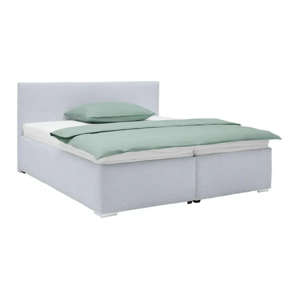 Polsterbett Lesia Graublau Ca. 160x200cm 160/200 cm Graublau 