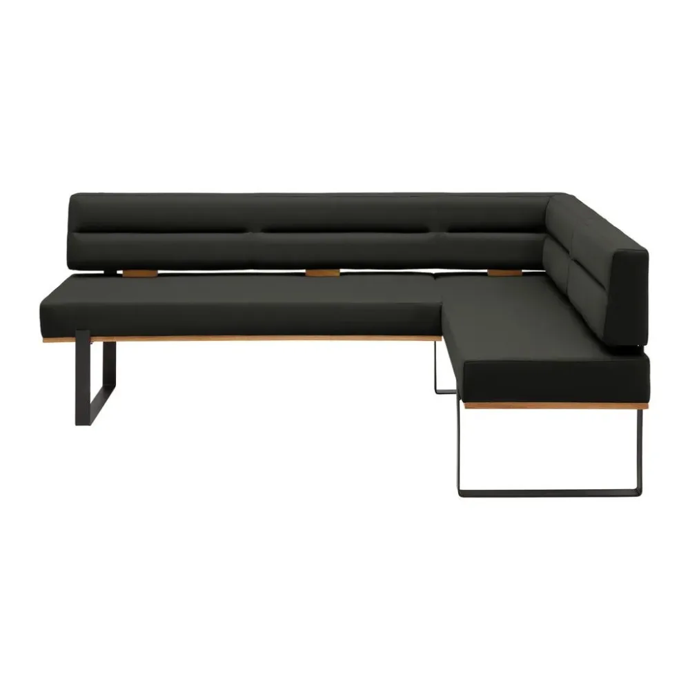 Eckbank Canon Li. In Graphitfarben Holz, Metall, Textil Graphitfarben 