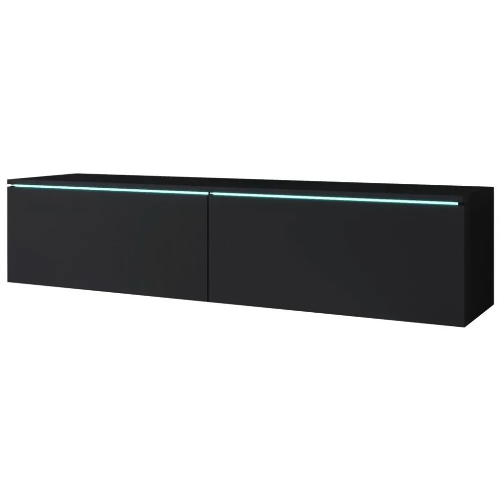 Lowboard D140 Graphit Graphitfarben 