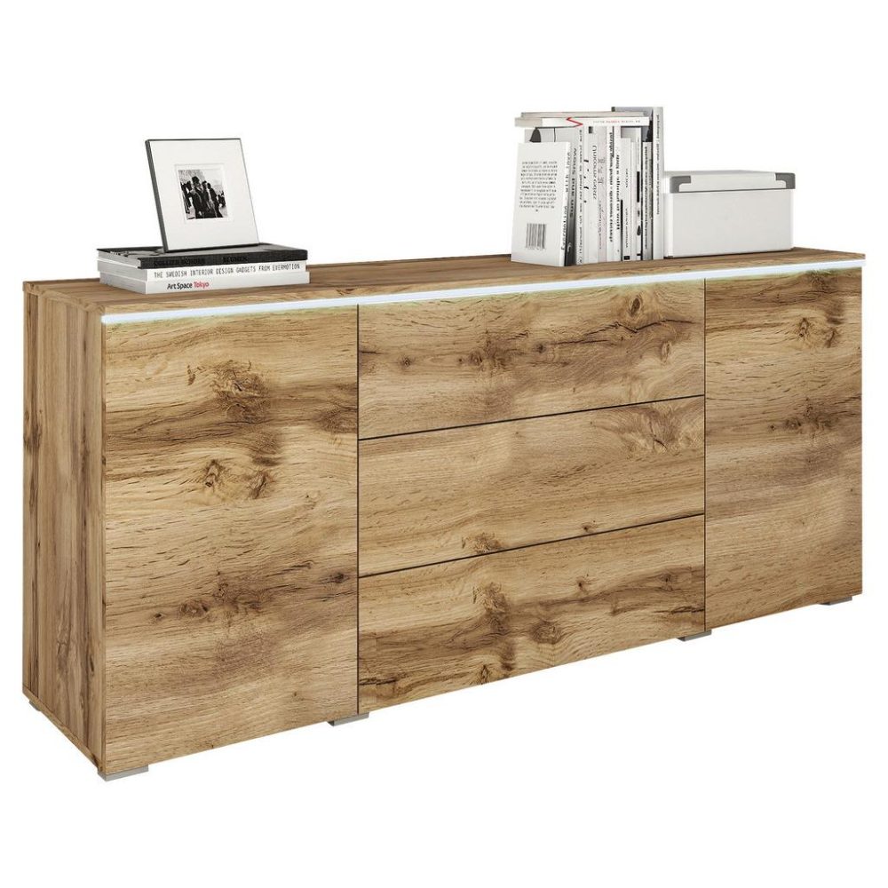Sideboard Vera Eiche Wotan  150/67,9/39,5 cm 3 Schublade(n) 