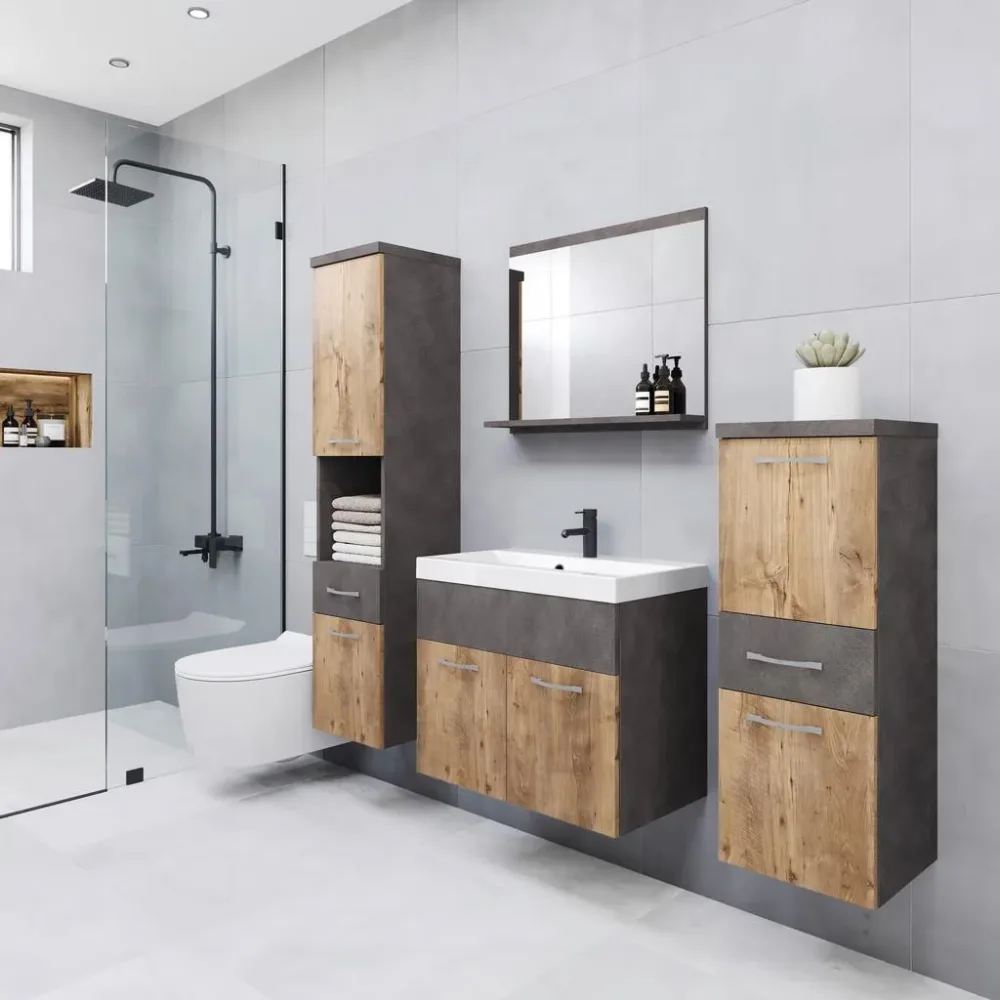 Badezimmer Alba Matera-Kastanie 
