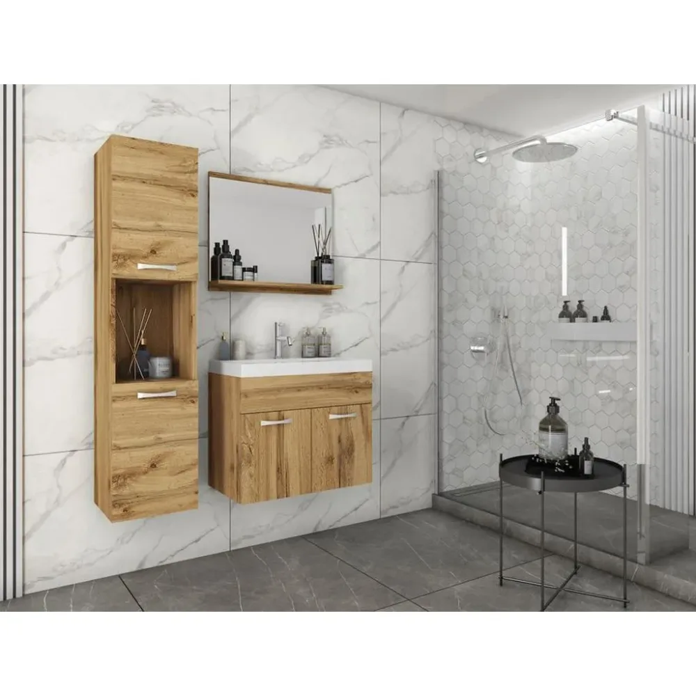 Badezimmer Montreal Eiche Wotan 