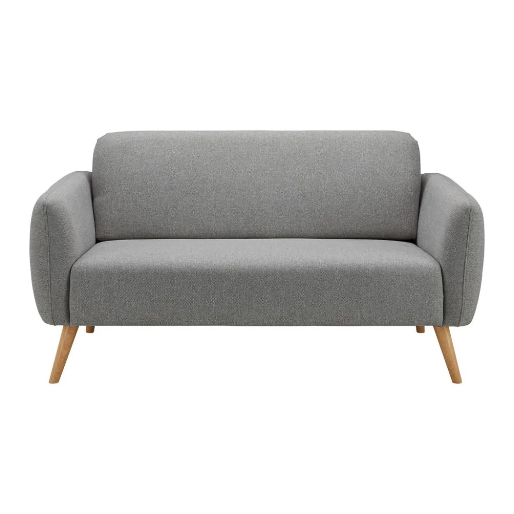 Sofa Pia Dunkelgrau Webstoff, 146x76x75 Cm Webstoff Dunkelgrau 