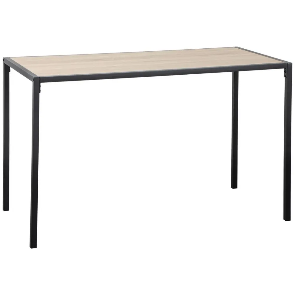 Schreibtisch Arian Schwarz/sonoma Eiche 120/60/75 cm Schwarz, Sonoma Eiche 