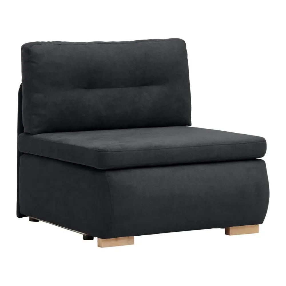Schlafsessel Modena In Schwarz Schwarz Textil 