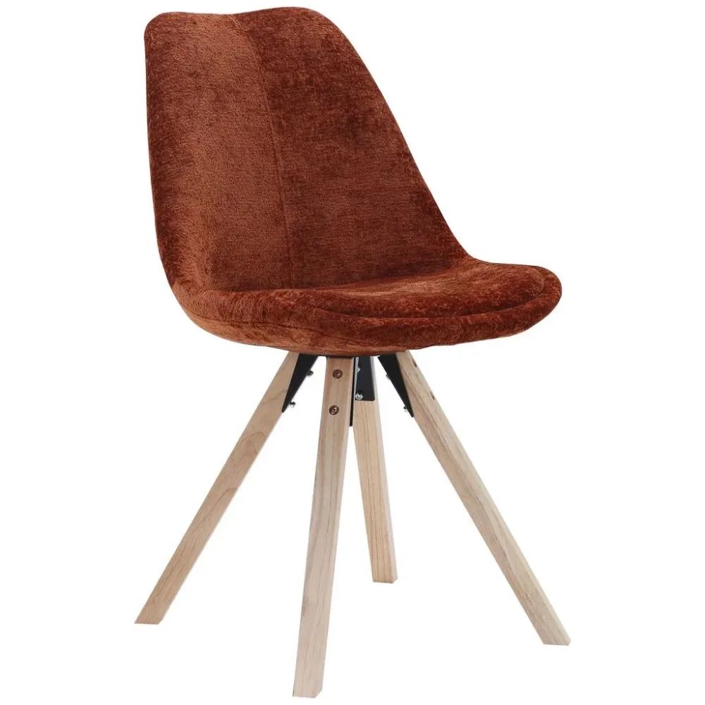 Stuhl Lilly 2 Braun  Chenille 
