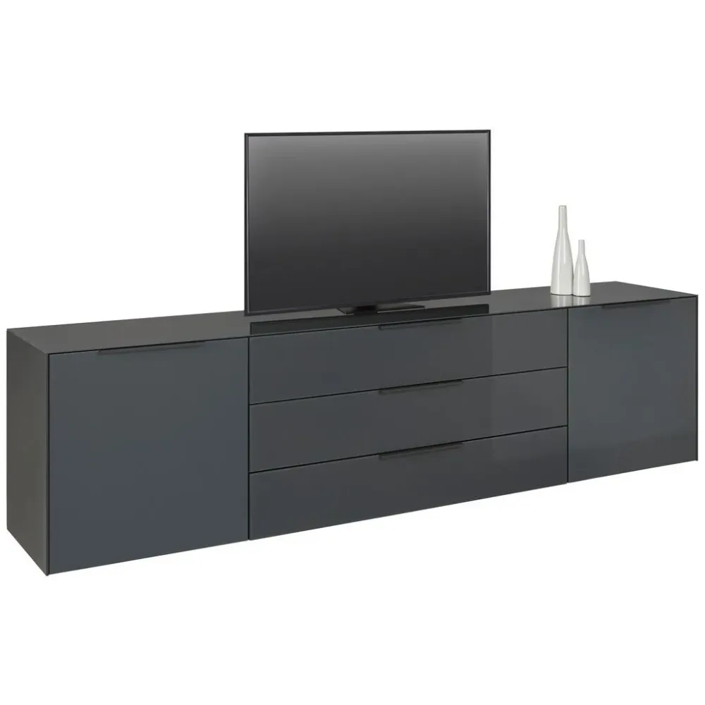 Tv-element In Anthrazit Anthrazit 235/63/45 cm 