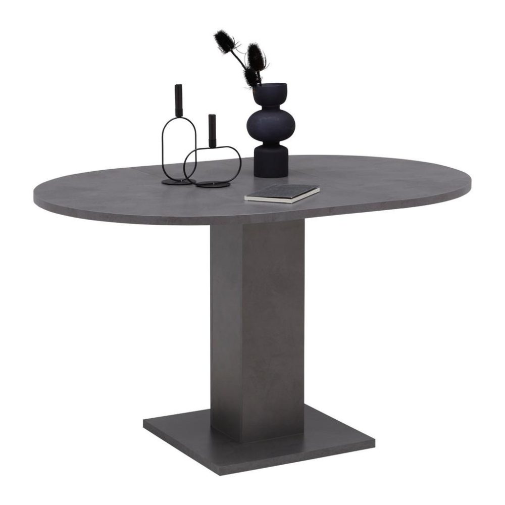 Ausziehtisch Tap In Graphitfarben Holzwerkstoff 90-130/90/76 cm 