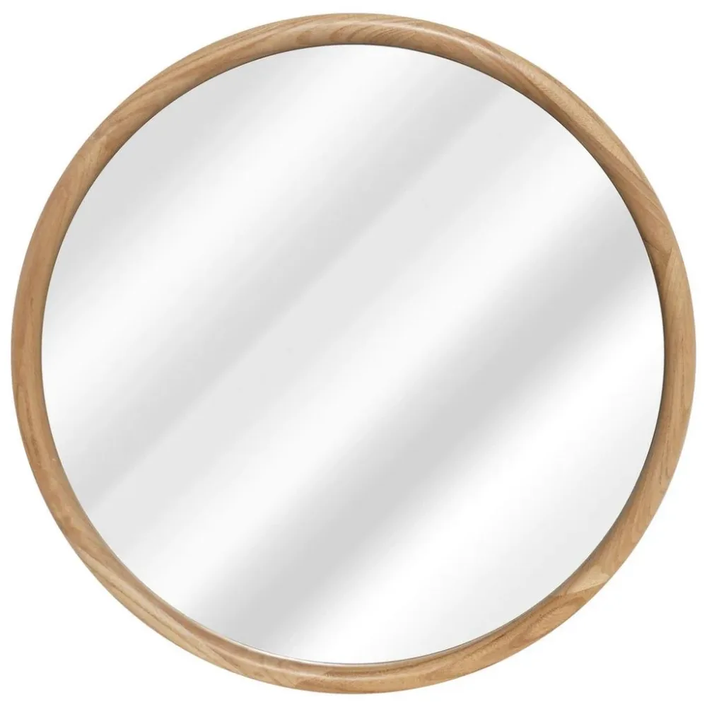 Spiegel Suri Naturfarben 65/65/3 cm , Naturfarben 