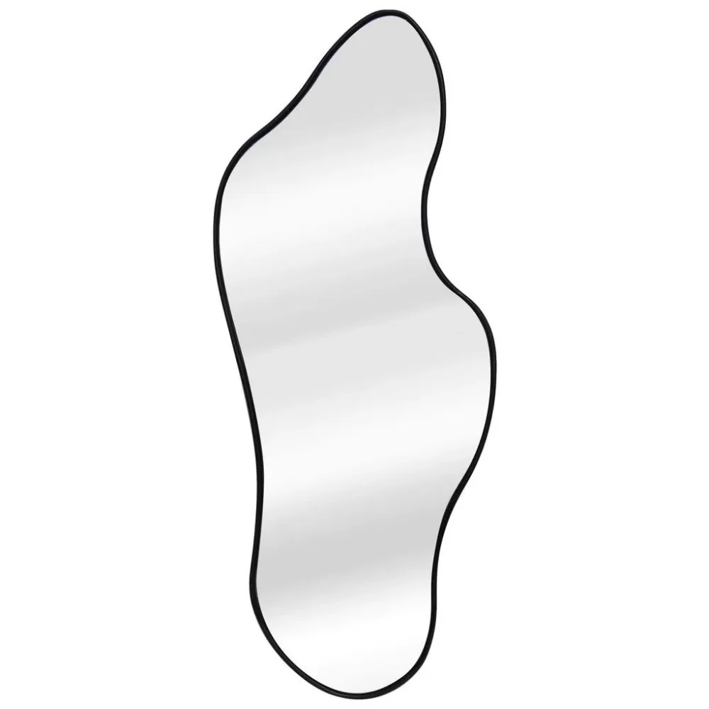 Spiegel Tiara Schwarz Ca. 50x120x2,3cm 50/120/2,3 cm , Schwarz 