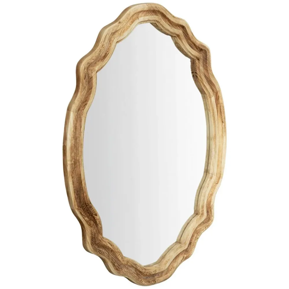 Wandspiegel Joline In Naturfarben 61/86/3 cm , Naturfarben 