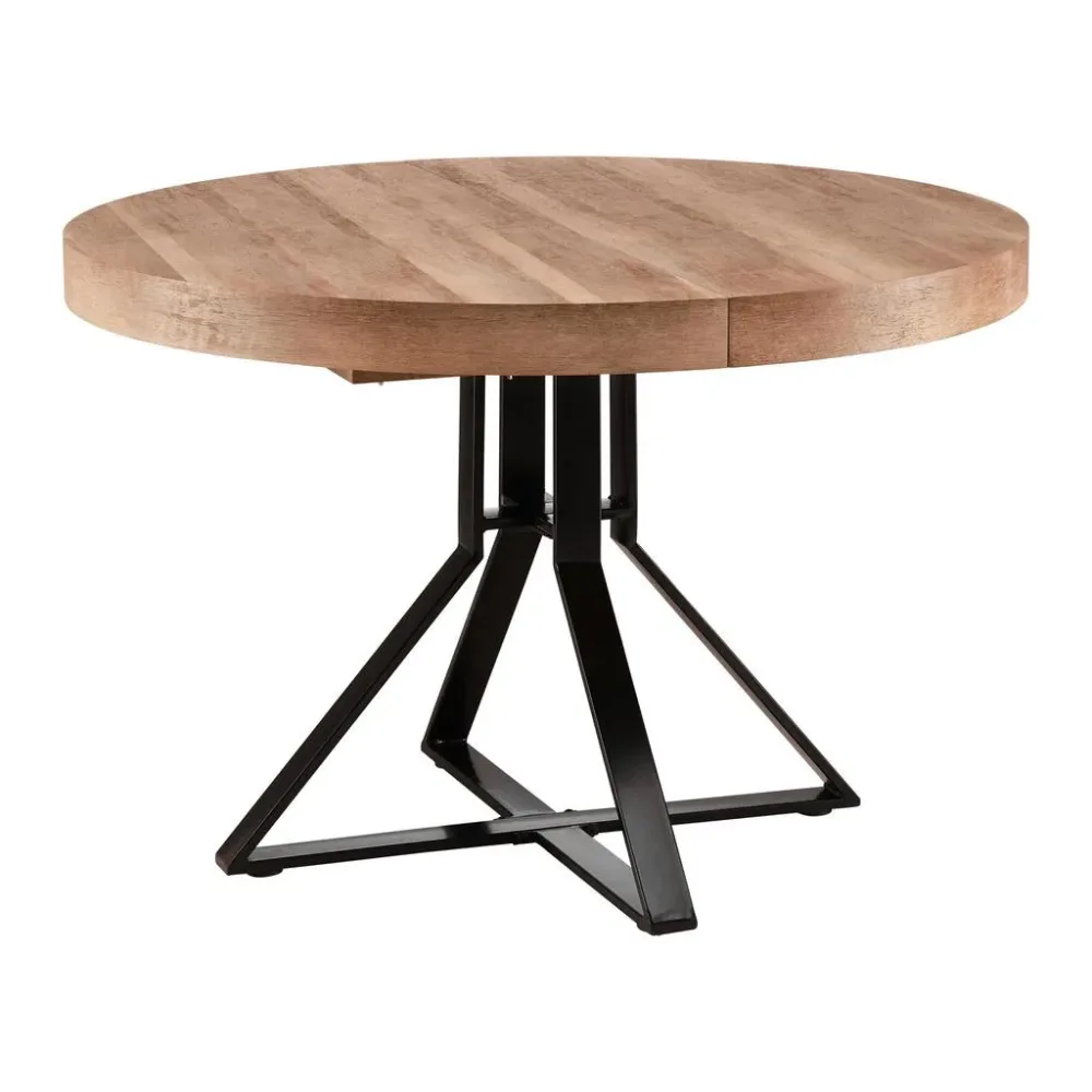 Ausziehtisch Louna Louna Metall 120-160/120/76 cm 