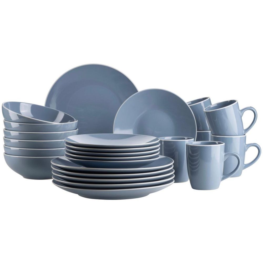 Mäser Elissa Kombiservice 24-teilig blau
