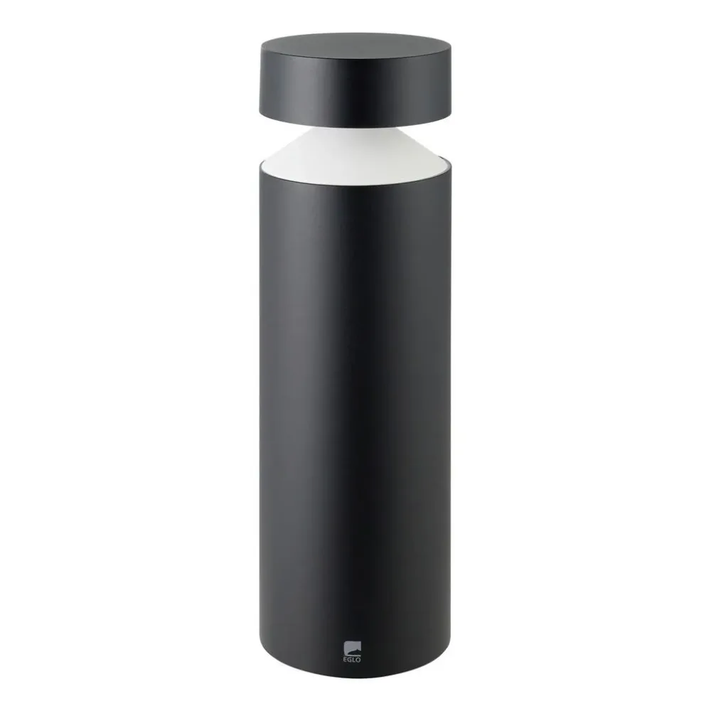 Eglo Stehlampe aussen Melzo Schwarz Aluminium 45 cm - LED - Lichtfarbe: Warmweiss - Material: Aluguss - Stehlampe aussen- LED Energiesparlampe