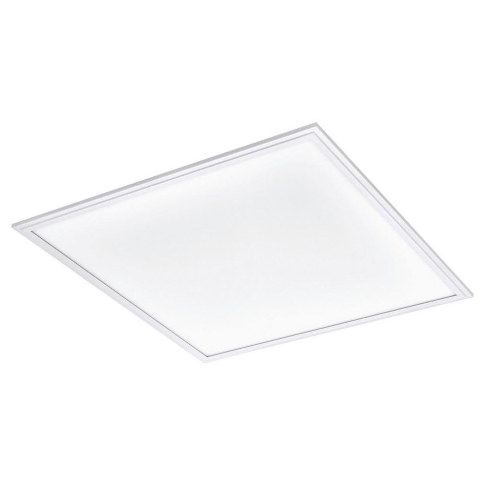 Eglo Deckenlampe Salobrena 1 Weiss Aluminium/Stahl 59.5 cm 5 cm - LED - Lichtfarbe: Helles Neutralweiss - Deckenlampe- LED Energiesparlampe
