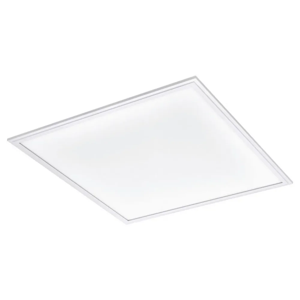 Eglo Deckenlampe Salobrena 1 Weiss Aluminium/Stahl 59.5 cm 5 cm - LED - Lichtfarbe: Helles Neutralweiss - Deckenlampe- LED Energiesparlampe
