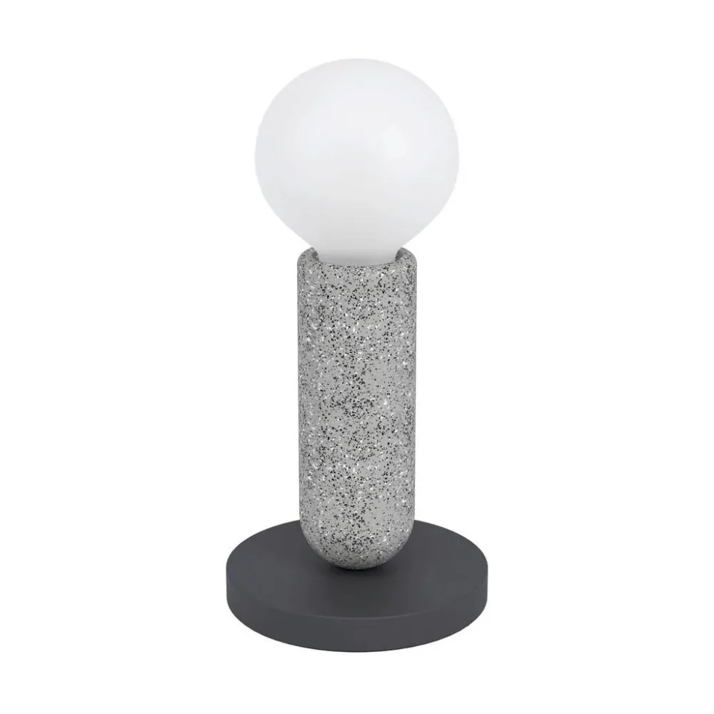Eglo Tischlampe Giaconecchia Grau Stahl 0 cm 0 cm - Farbe: Anthrazitgrau - Tischlampe