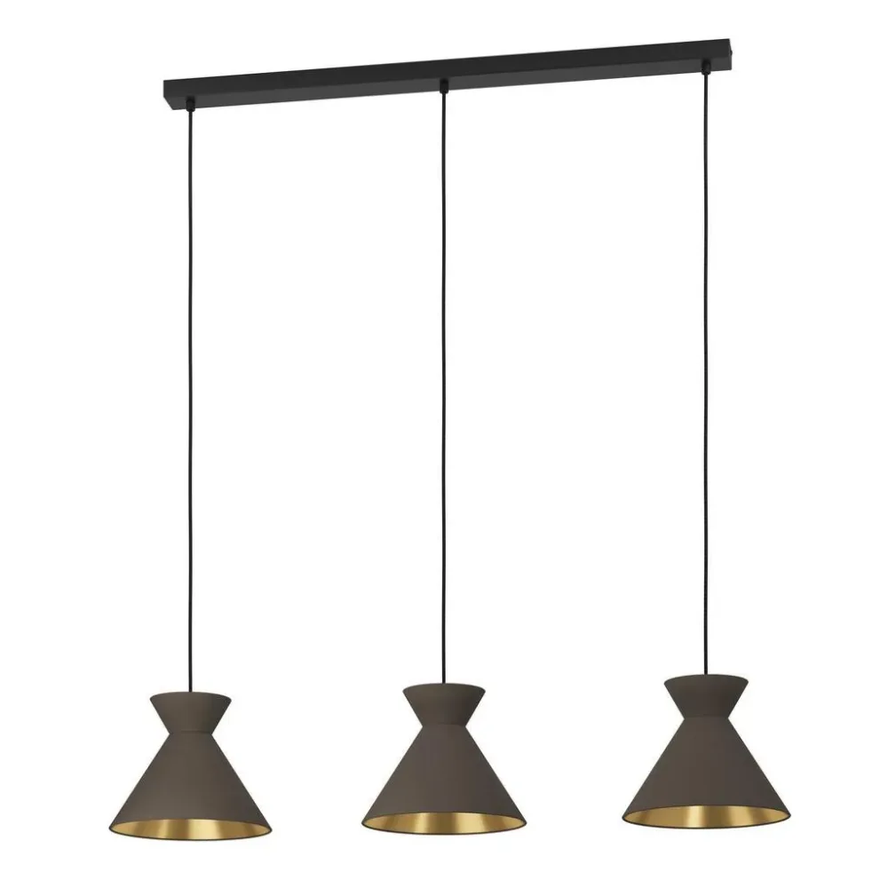 Eglo Pendellampe Nastasia Schwarz Stahl 24 cm 110 cm - Pendellampe
