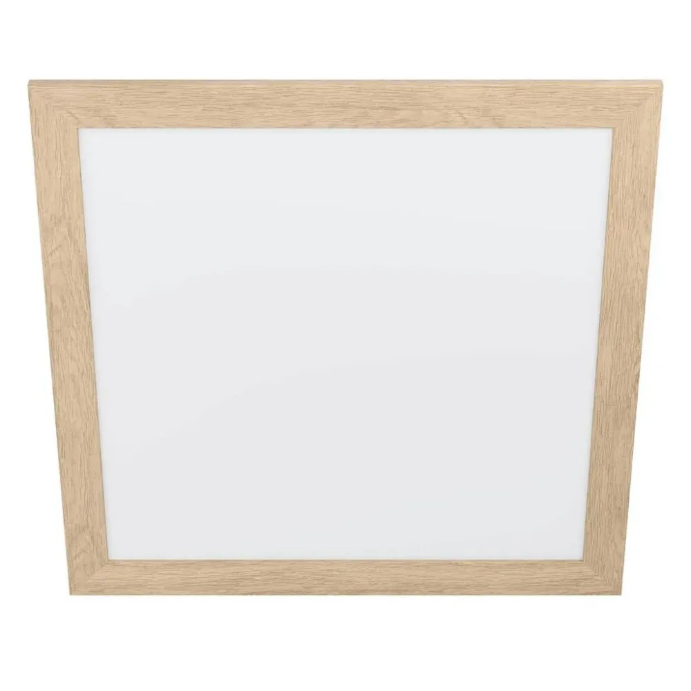 Eglo Deckenlampe Piglionasso Braun/Weiss Stahl/Kunststoff 64.5 cm 64.5 cm - Farbe: weiss/braun - LED - Lichtfarbe: Helles Neutralweiss - Material:
