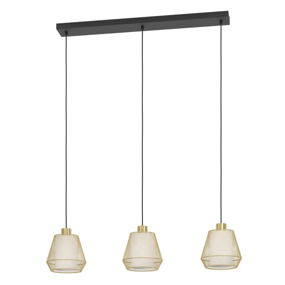 Eglo Pendellampe Ciudadela Schwarz Stahl 18 cm 110 cm - Pendellampe