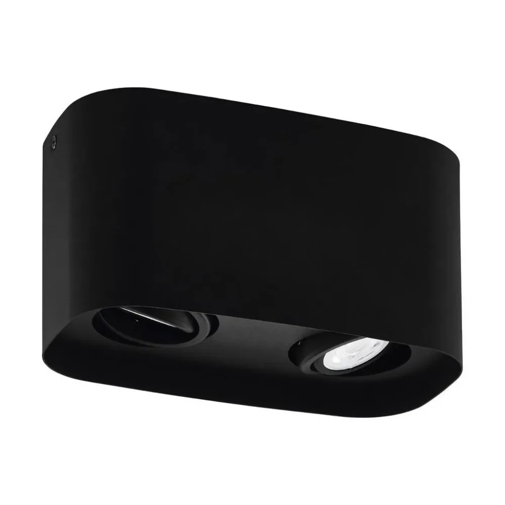 Eglo Deckenlampe Caminales-Z Schwarz Stahl 12.5 cm 12 cm - LED - Deckenlampe- LED Energiesparlampe
