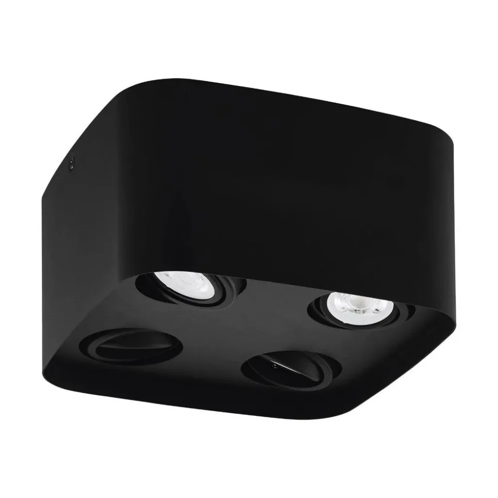 Eglo Deckenlampe Caminales-Z Schwarz Stahl 24 cm 12 cm - LED - Deckenlampe- LED Energiesparlampe