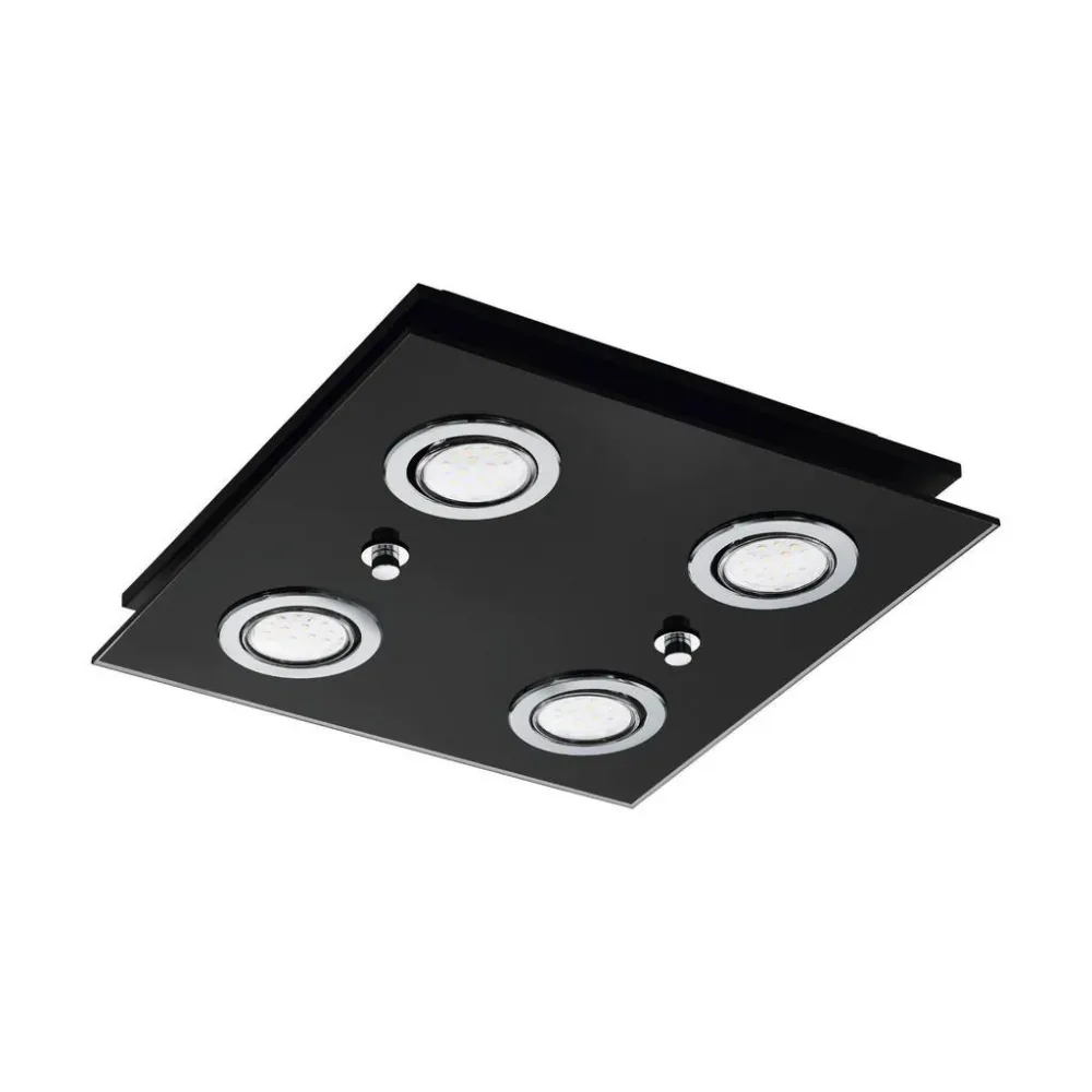 Deckenleuchte 33804 Grattino Schwarz 2,8 W  29/29/7 cm 