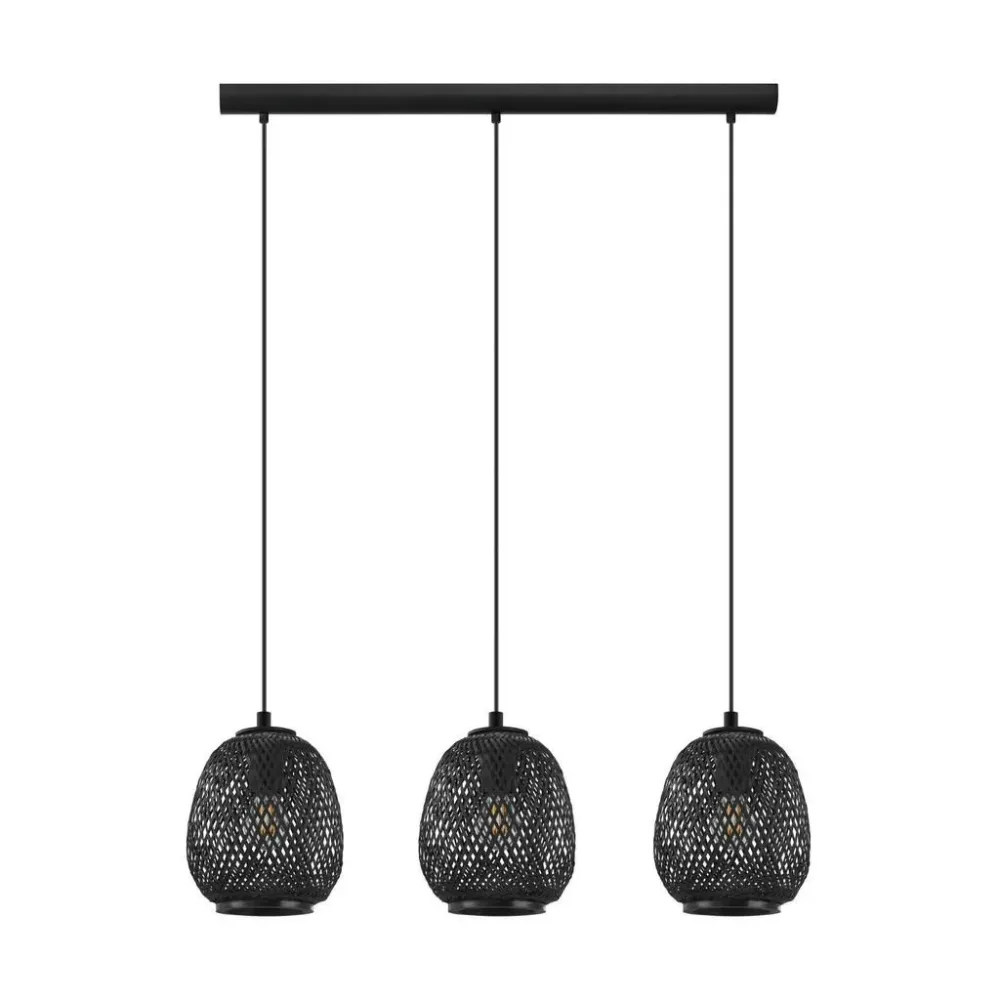 Eglo Pendellampe Dembleby Schwarz Stahl 20 cm 110 cm - Pendellampe