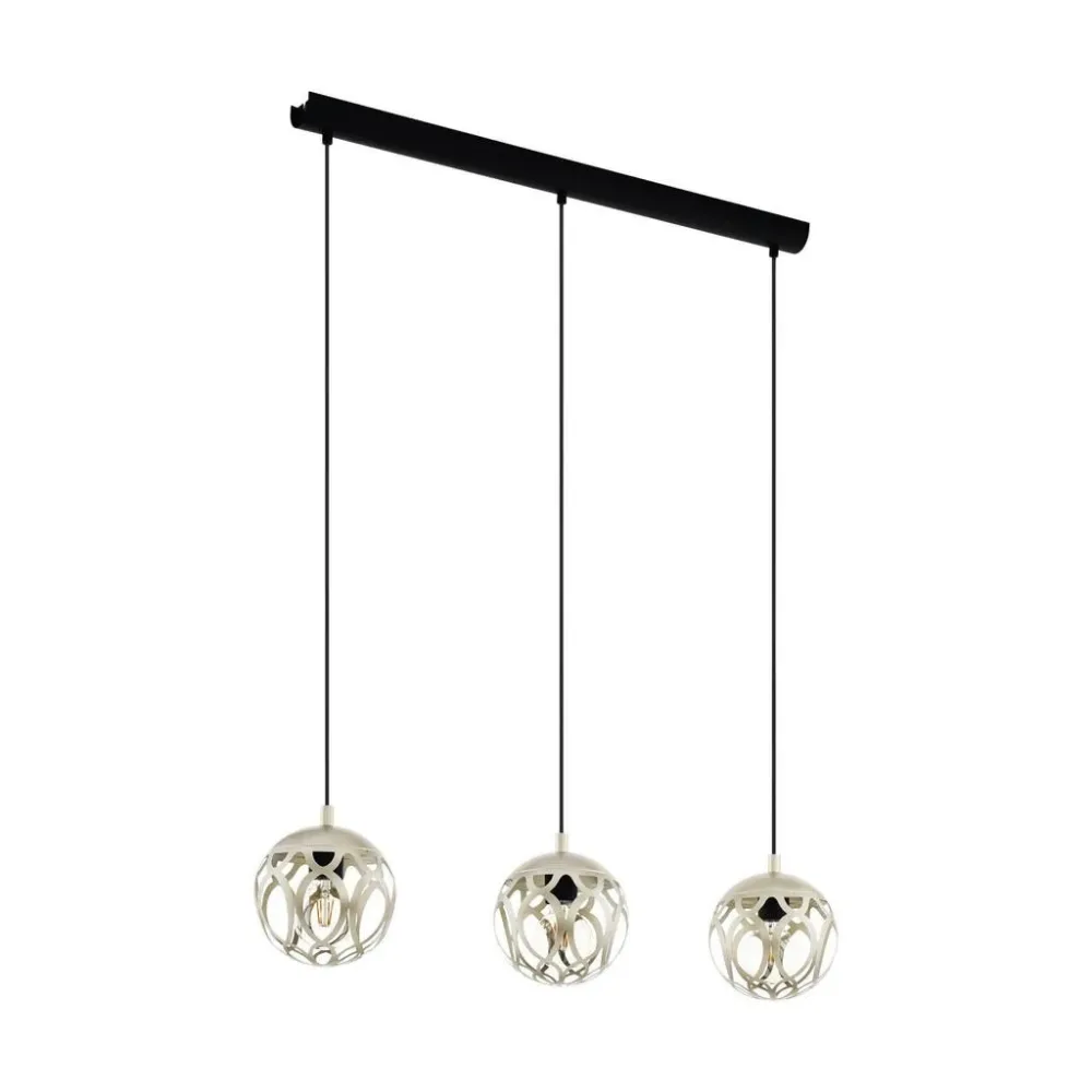 Eglo Pendellampe Mirtazza Schwarz Stahl 18 cm 110 cm - Pendellampe