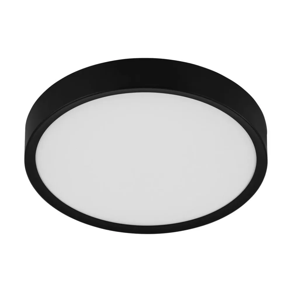 Led-wandleuchte Giglio D: 34cm Schwarz/weiss  