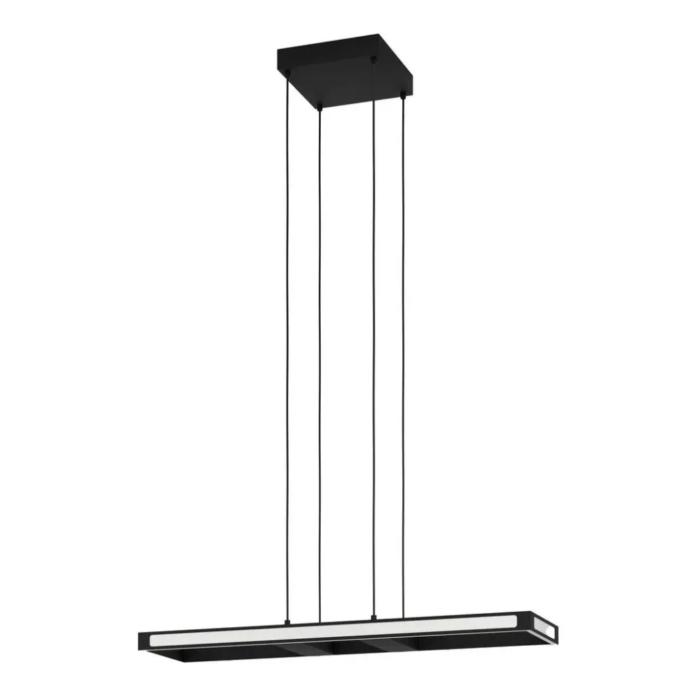 Eglo Pendellampe Salvilanas-Z Schwarz Aluminium/Stahl 20 cm 110 cm - LED - Lichtfarbe: Extra warmweiss - Kaltes Tagesweiss - Pendellampe- LED