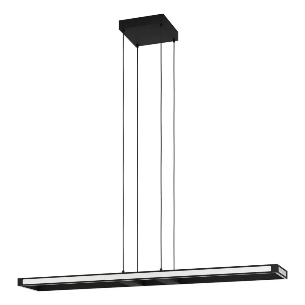 Eglo Pendellampe Salvilanas-Z Schwarz Aluminium/Stahl 20 cm 110 cm - LED - Lichtfarbe: Extra warmweiss - Kaltes Tagesweiss - Pendellampe- LED