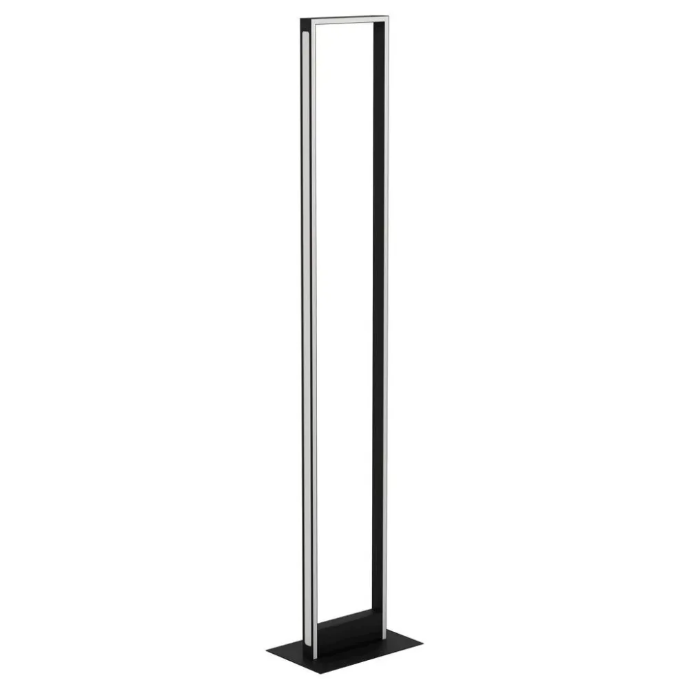 Eglo Stehlampe Salvilanas-Z Schwarz Aluminium/Stahl 3.5 cm 130.5 cm - LED - Lichtfarbe: Extra warmweiss - Kaltes Tagesweiss - Stehlampe- LED
