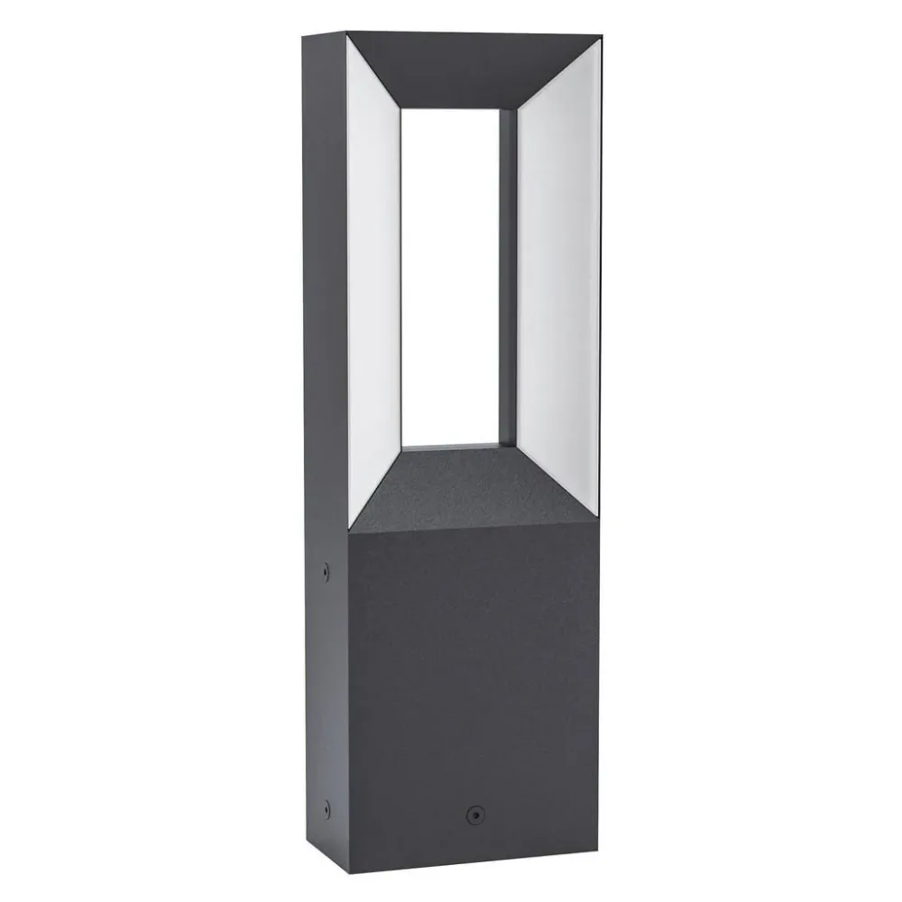 Eglo Stehlampe aussen Riforano Schwarz Aluminium 6 cm 34 cm - LED - Lichtfarbe: Warmweiss - Material: Aluguss - Stehlampe aussen- LED Energiesparlampe