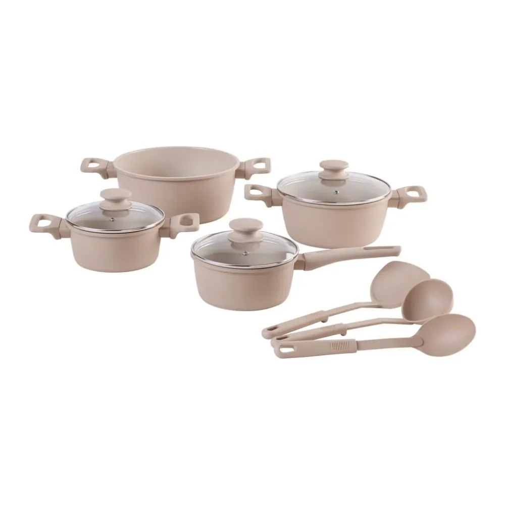 Kochtopfset Johanna Beige 10-Teilig 