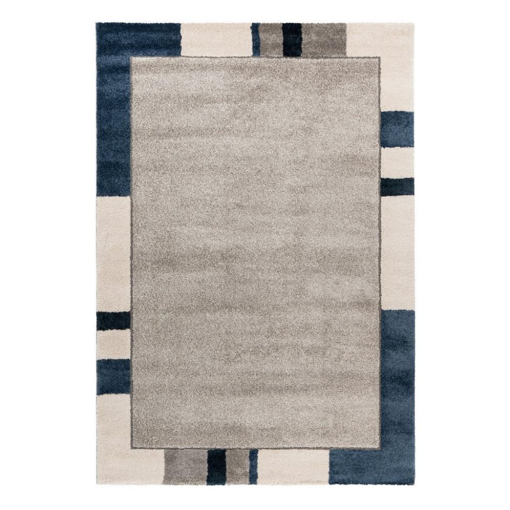 Obsession Teppich »My Frisco 281«, rechteckig, Uni Farben, mit moderner Bordüre, Wohnzimmer, Schlafzimmer