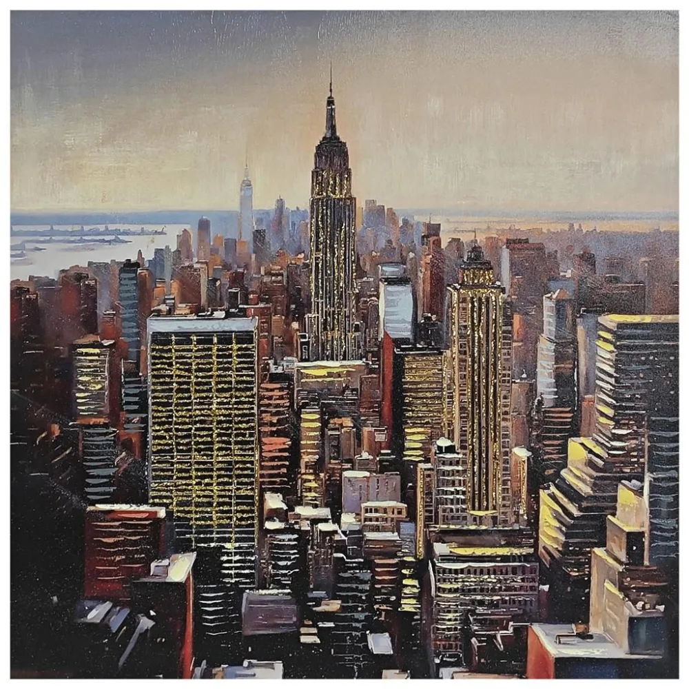 Keilrahmenbild Dawn Multicolor Ca. 100x100cm 100/100/3 cm 