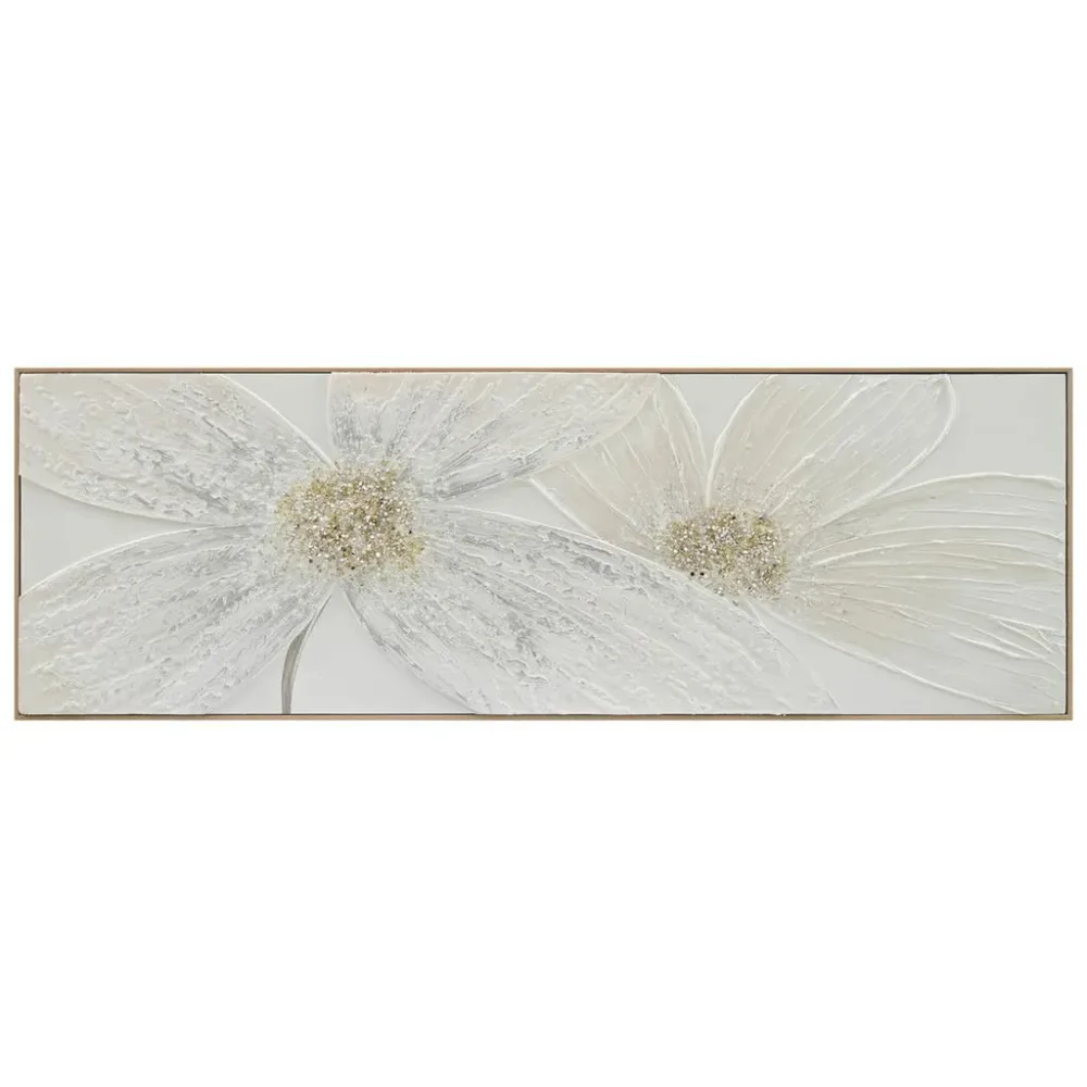 Keilrahmenbild Lucie Grauweiss Ca. 152x52cm 