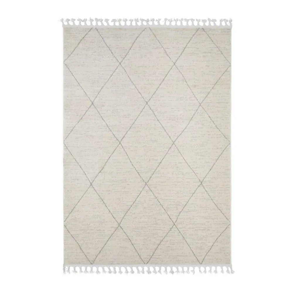 Webteppich Adjer 1 Alabasterfarben Ca. 80x150cm 80/150 cm 