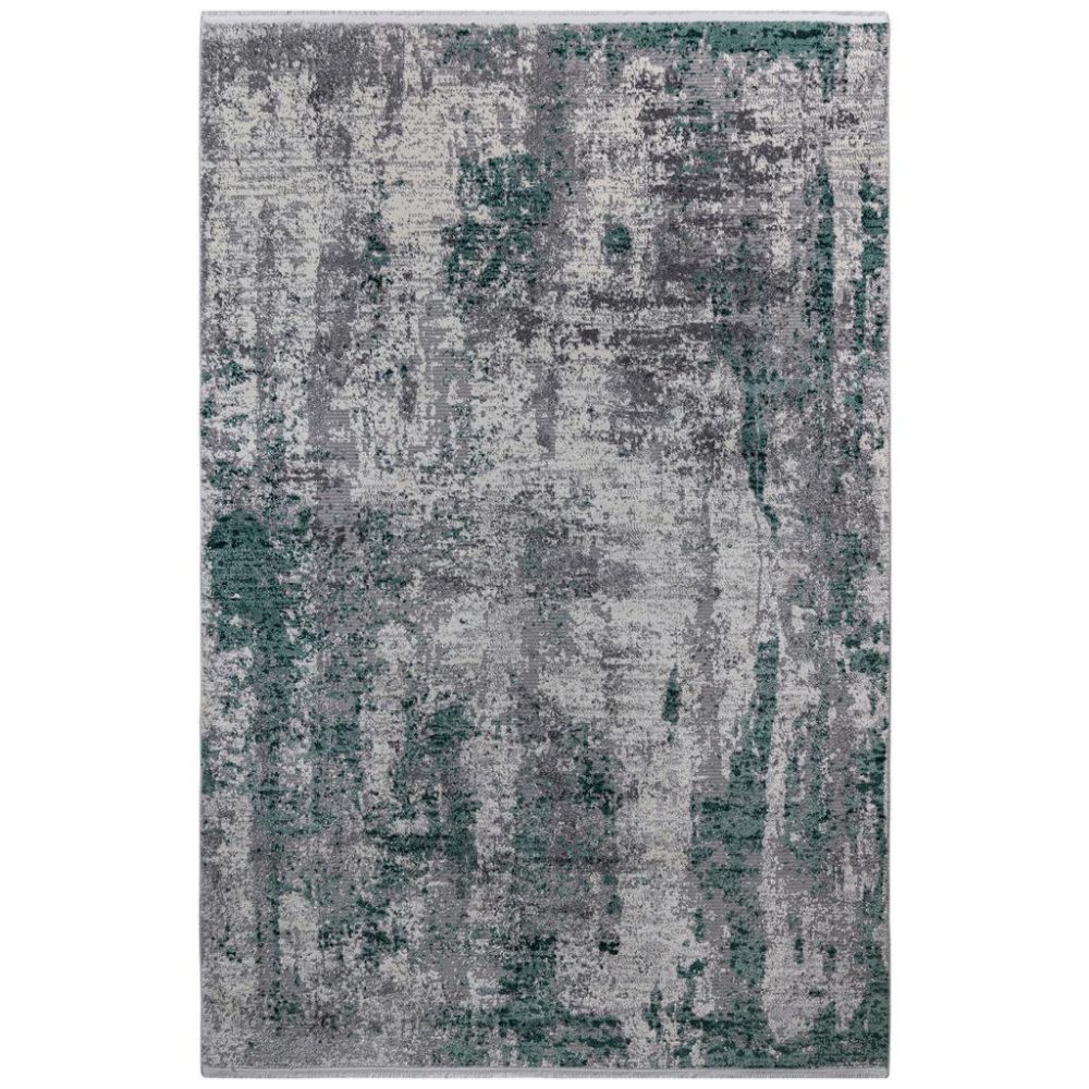 Webteppich Malik 1 Creme/hellgrün Ca. 80x150cm 80/150 cm 