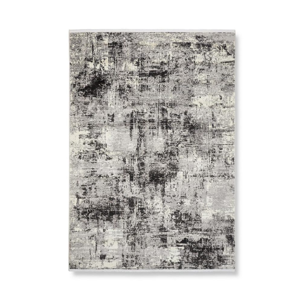 Webteppich Malik 2 In Anthrazit/schwarz Ca.120x170cm 120/170 cm 