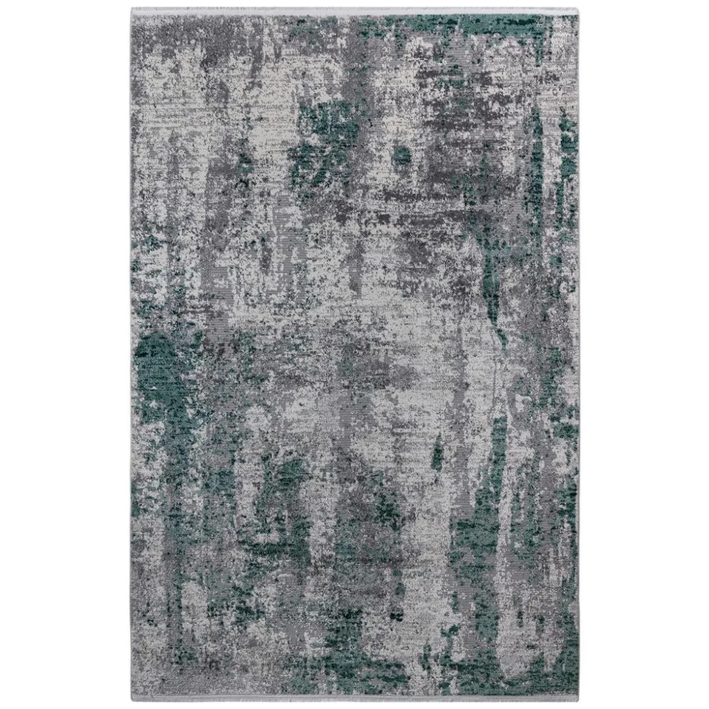 Webteppich Malik 2 In Creme/hellgrün Ca.120x170cm 120/170 cm 